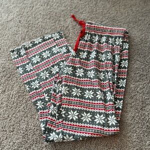 Nap Chat Men’s /Woman’s Christmas PJ’s Bottoms Holiday

Size L